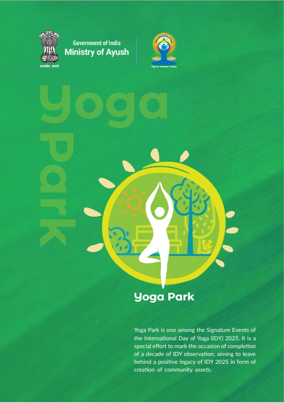 Yoga Park Flyer English