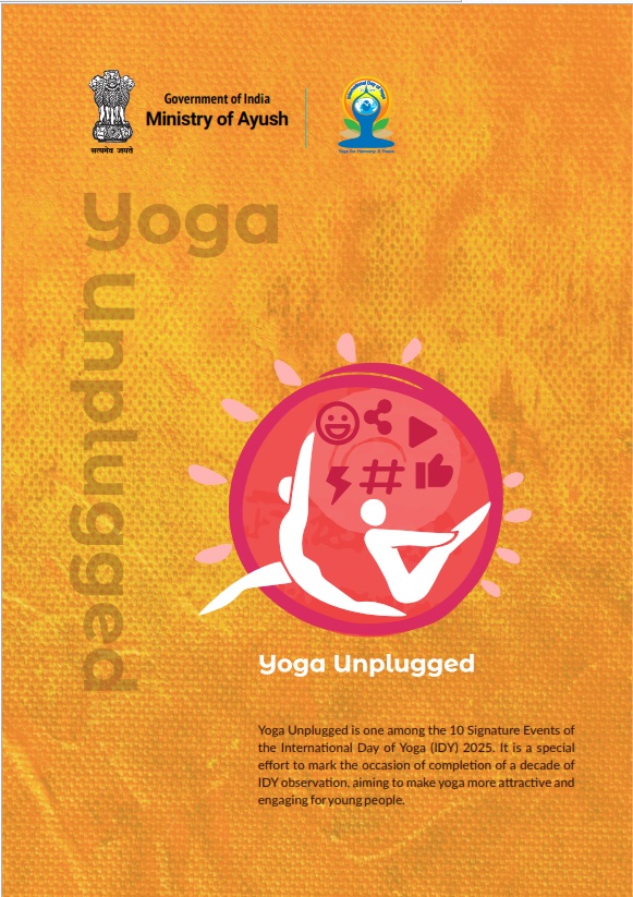 Yoga Unplugged Flyer English